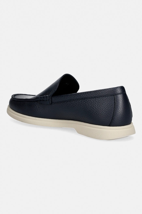 Încălțăminte BOSS mocasini de piele Sienne 50536173.402 bleumarin
