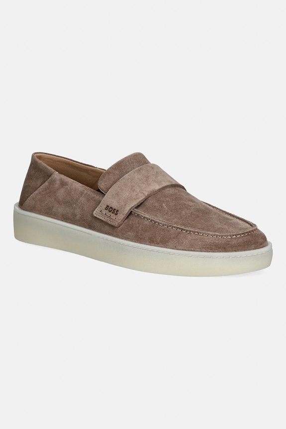 Kožené mokasíny BOSS Randal casual béžová 50557699.260