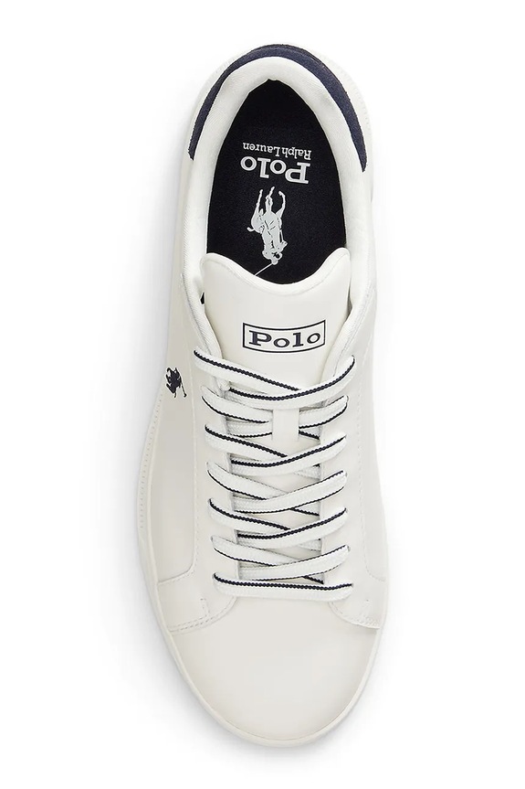 Δερμάτινα sneakers Polo Ralph Lauren Hrt Crt II λευκό 809P01615002.410