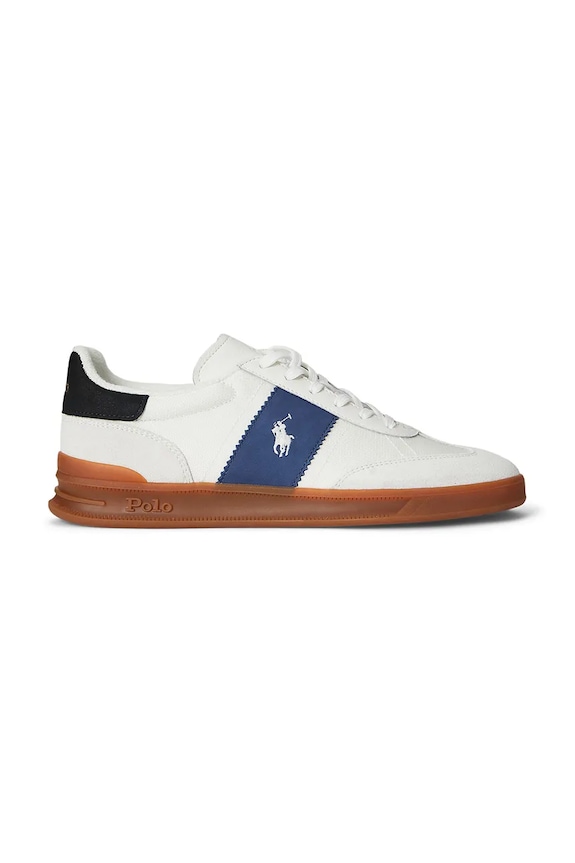 Kožne tenisice Polo Ralph Lauren Hrt Aera Pp ostalo bijela 809P01616002.999