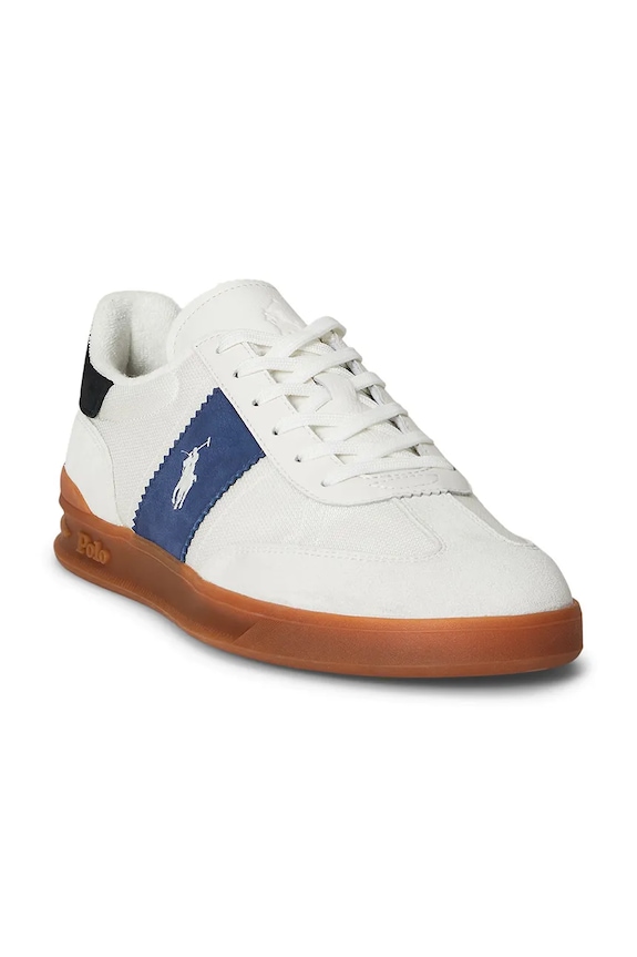 Kožne tenisice Polo Ralph Lauren Hrt Aera Pp 809P01616002.999 bijela SS26