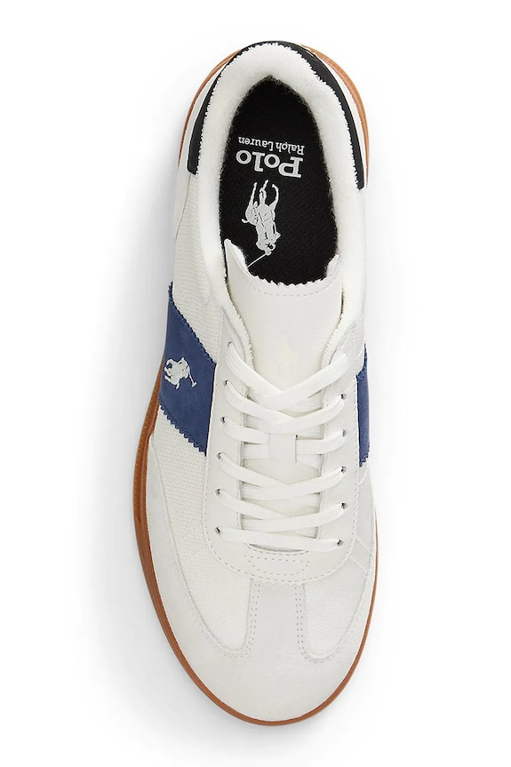 Kožne tenisice Polo Ralph Lauren Hrt Aera Pp bijela 809P01616002.999