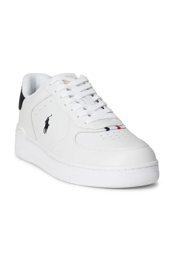 Δερμάτινα sneakers Polo Ralph Lauren Mastr Ct Rib 809P01636001.100 λευκό SS26