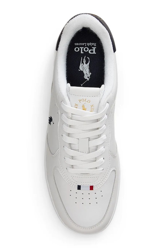 Δερμάτινα sneakers Polo Ralph Lauren Mastr Ct Rib λευκό 809P01636001.100