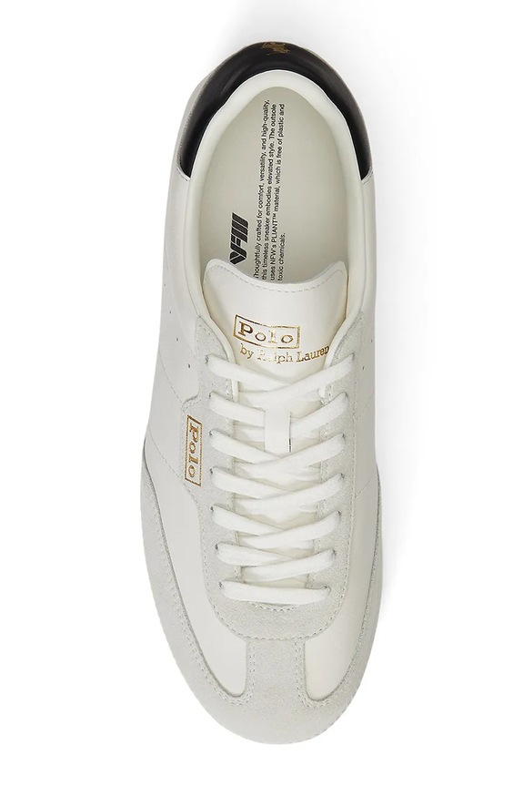 Usnjene superge Polo Ralph Lauren Field Ct 200 bela 809P01642001.100