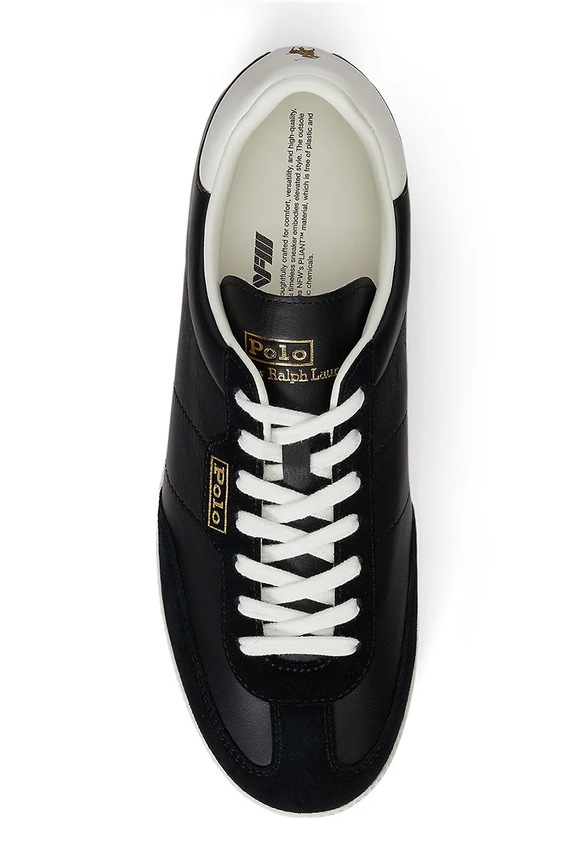 Usnjene superge Polo Ralph Lauren Field Ct 200 črna 809P01642002.001