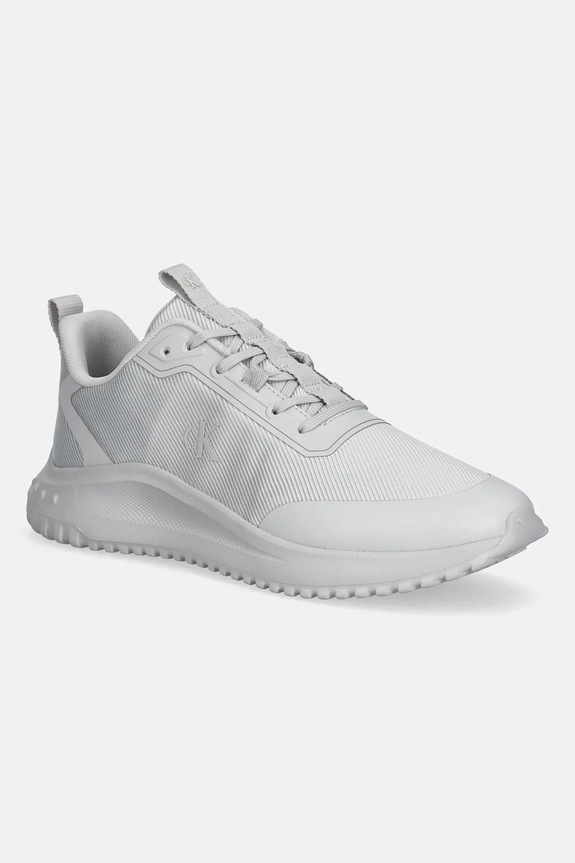 Sneakers Calvin Klein EVA RUNNER LACE UP MAT MIX συνθετικό λευκό YM0YM01442