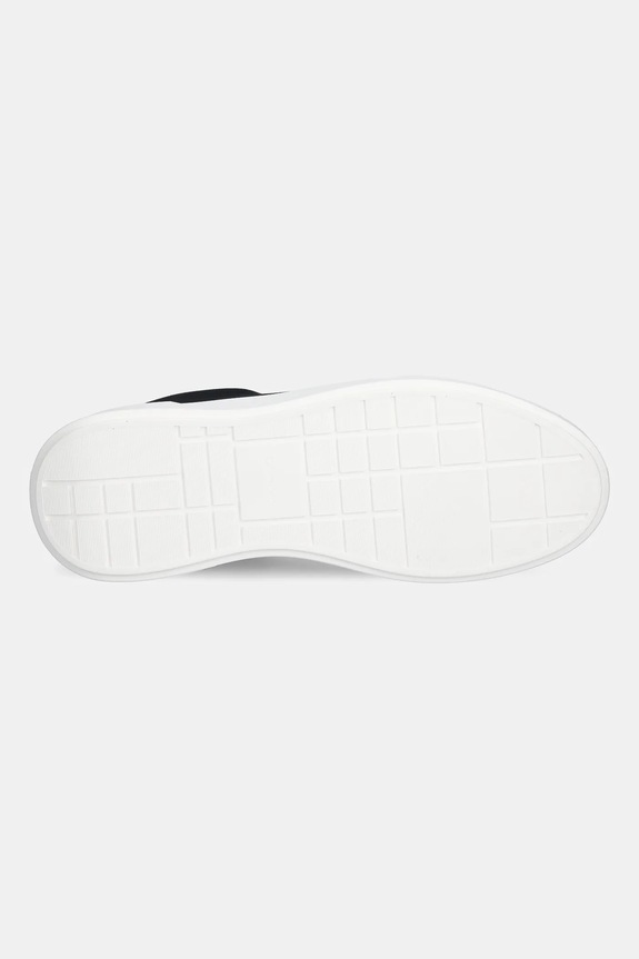 Calvin Klein bőr sportcipő CHUNKY CUPSOLE LACEUP SU YM0YM01453 fekete