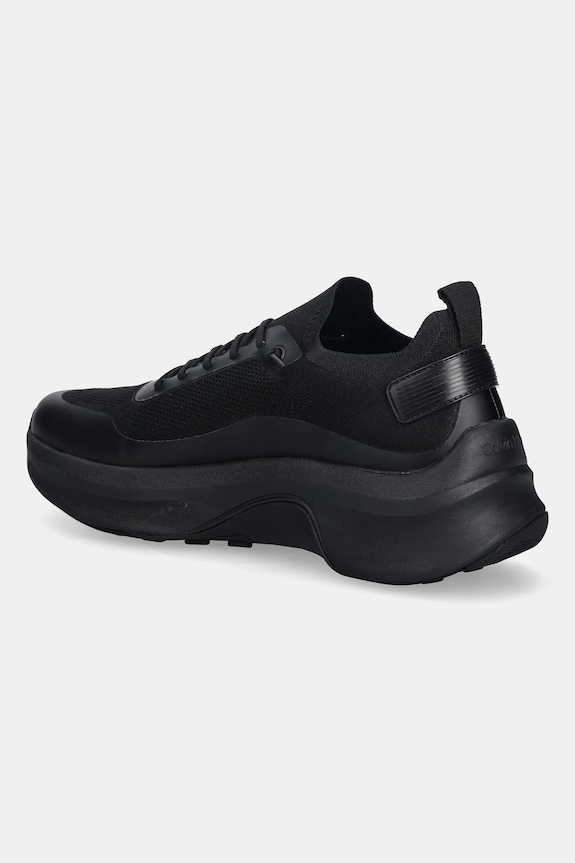 Cipők Calvin Klein sportcipő CHUNKY RUNNER LACE UP SOCK KNIT YM0YM01457 fekete