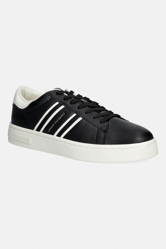 Кроссовки Armani Exchange имитация натуральной кожи чёрный XM002198.AF21421.MC024