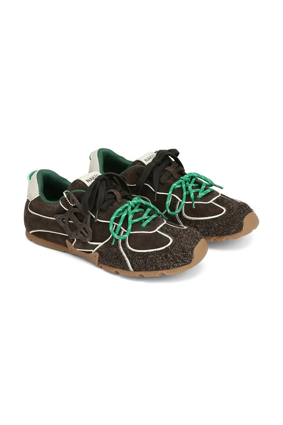 Naked Wolfe sneakersy zamszowe Ace-M Ace.Brown brązowy SS26