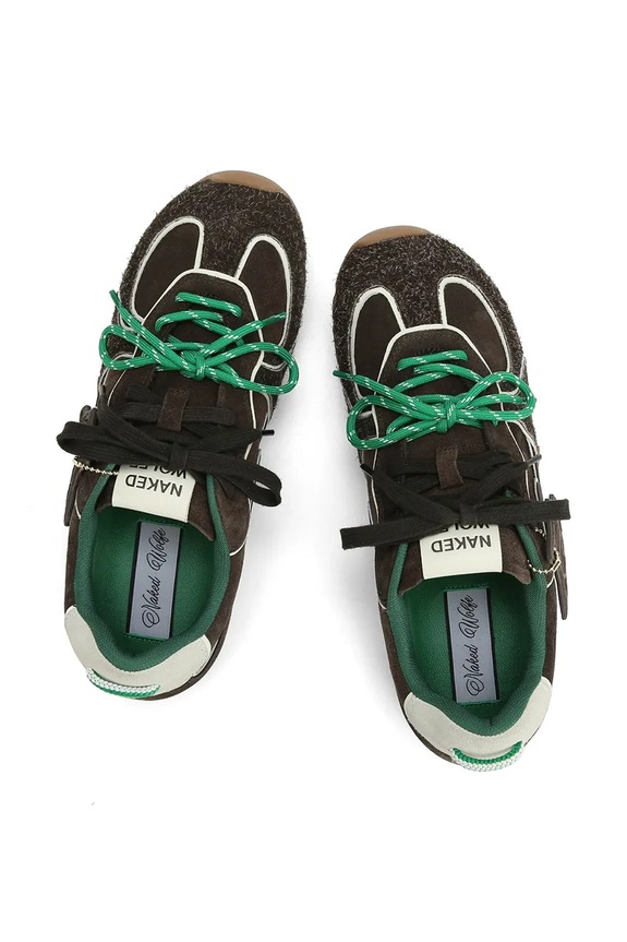 Obuwie Naked Wolfe sneakersy zamszowe Ace-M Ace.Brown brązowy