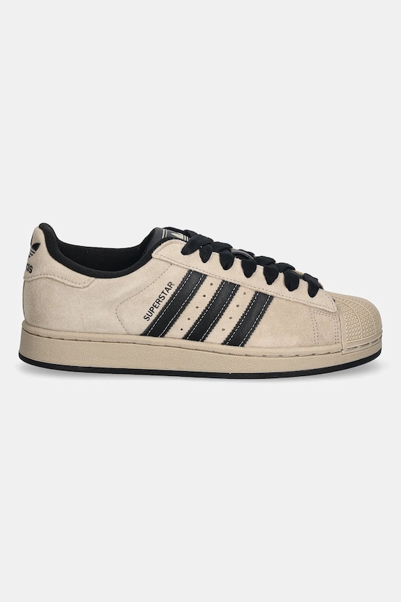 adidas Originals velúr sportcipő Superstar II IH9320 barna SS26