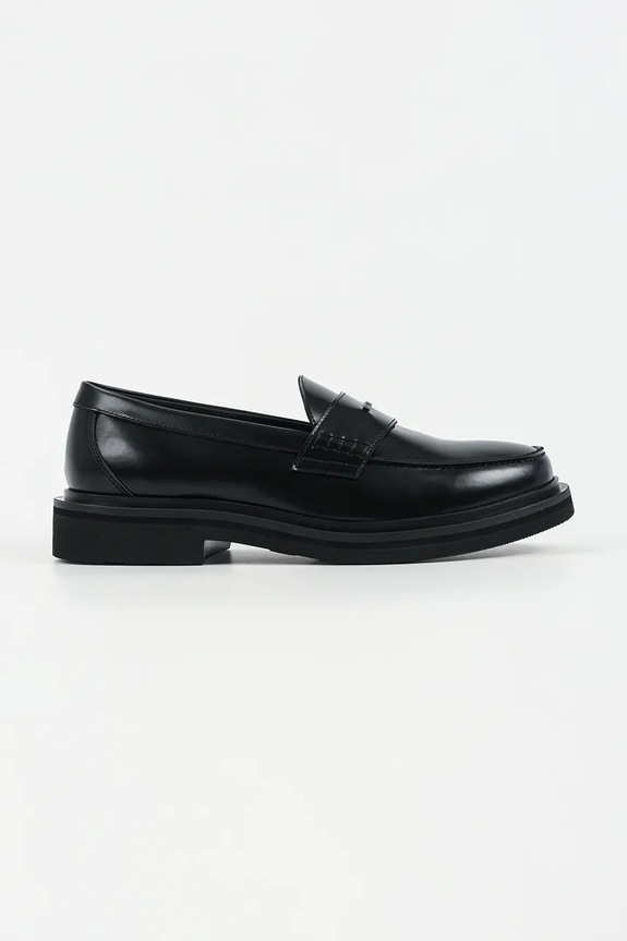 Karl Lagerfeld mokasyny skórzane KEATON skóra licowa czarny KL13310.000