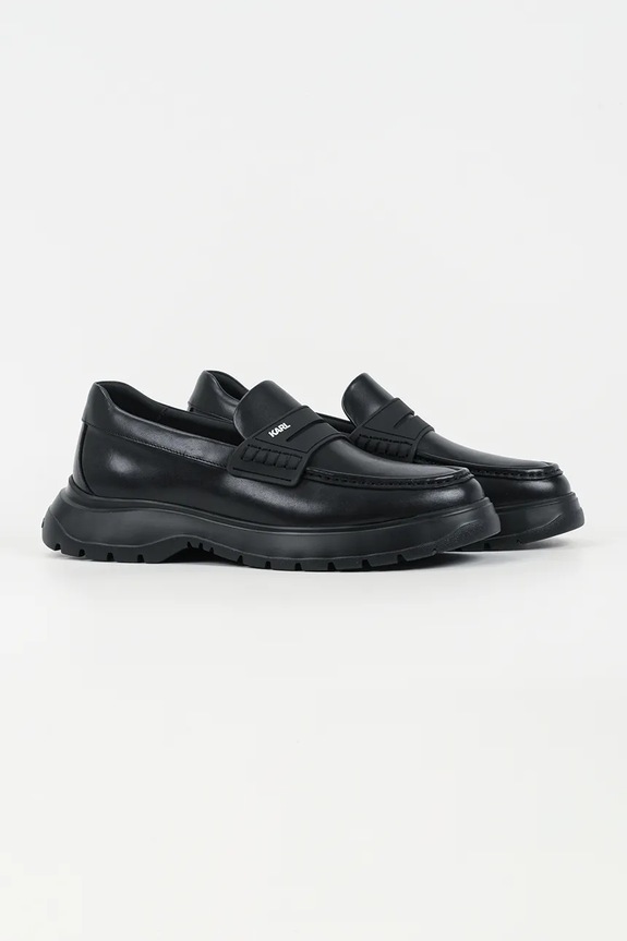 Kožené mokasíny Karl Lagerfeld MAGNUS KL10610.000 čierna SS26