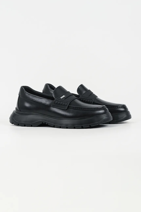 Kožené mokasíny Karl Lagerfeld MAGNUS KL10610.000 čierna SS26