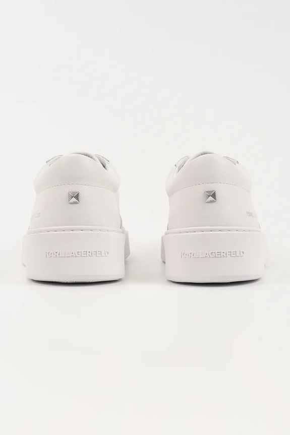 Obuv Kožené tenisky Karl Lagerfeld FLINT II KL53326A.011 biela