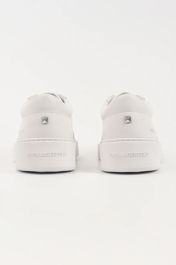 Obuv Kožené tenisky Karl Lagerfeld FLINT II KL53326A.011 biela