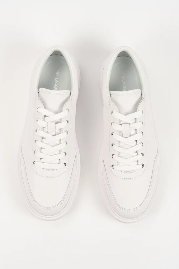 Kožené tenisky Karl Lagerfeld FLINT II biela KL53326A.011