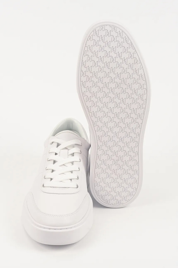 Kožené tenisky Karl Lagerfeld FLINT II KL53326A.011 biela