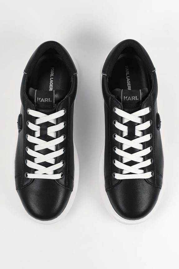 Karl Lagerfeld sneakers din piele KAPRI NFT negru KL52570N.000