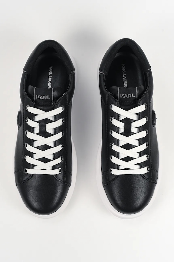 Karl Lagerfeld sneakers din piele KAPRI NFT negru KL52570N.000