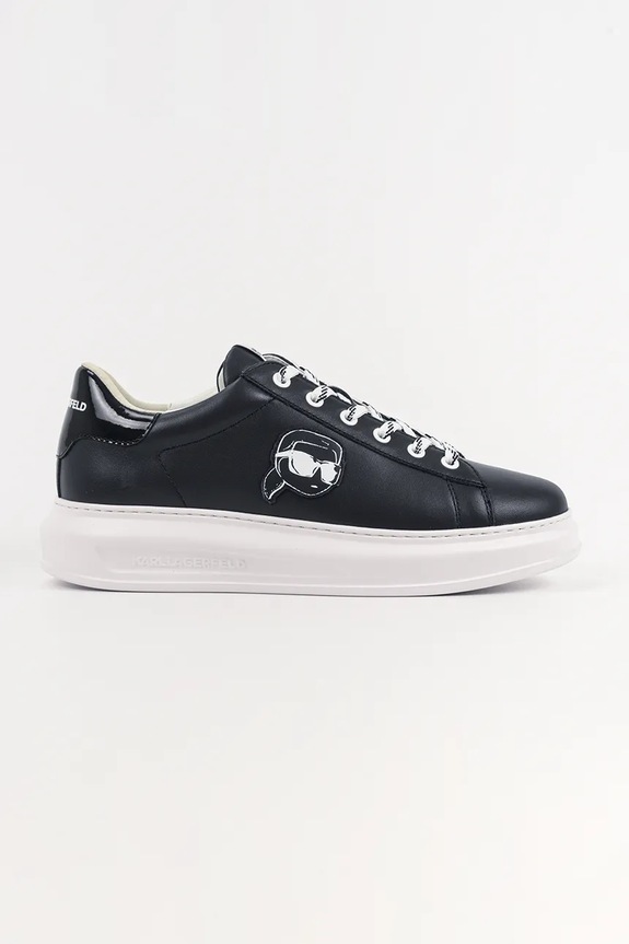 Karl Lagerfeld sneakers din piele KAPRI Planet friendly bleumarin KL52571N.0AA
