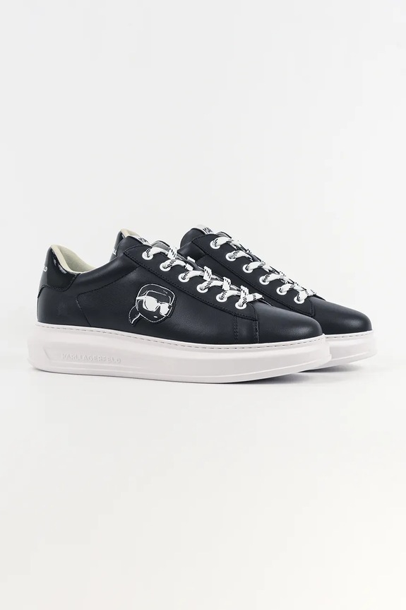Karl Lagerfeld sneakers din piele KAPRI KL52571N.0AA bleumarin SS26