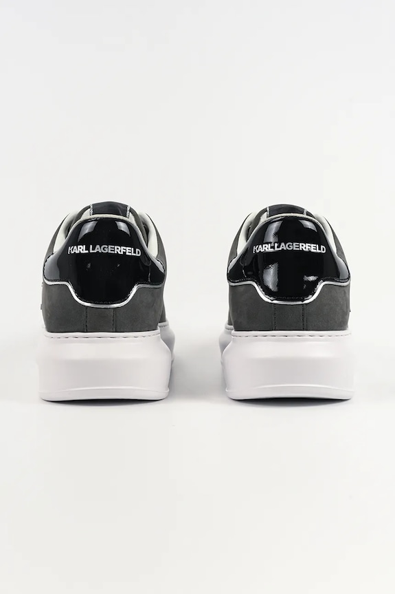Obuv Nubukové tenisky Karl Lagerfeld KAPRI KL52539B.277 sivá