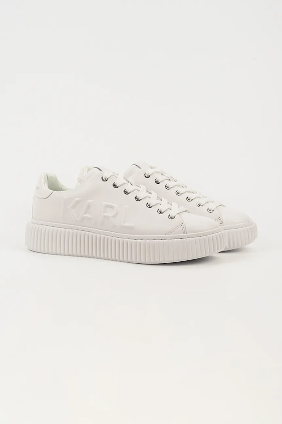 Karl Lagerfeld sneakersy skórzane KAPRIKA KL24225.011 biały SS26