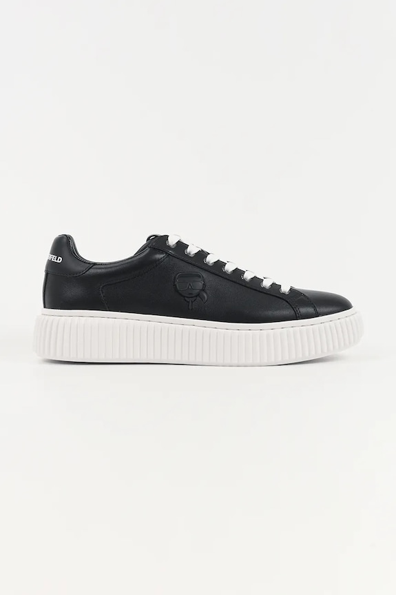Δερμάτινα sneakers Karl Lagerfeld KAPRIKA NFT άλλο μαύρο KL24270N.000