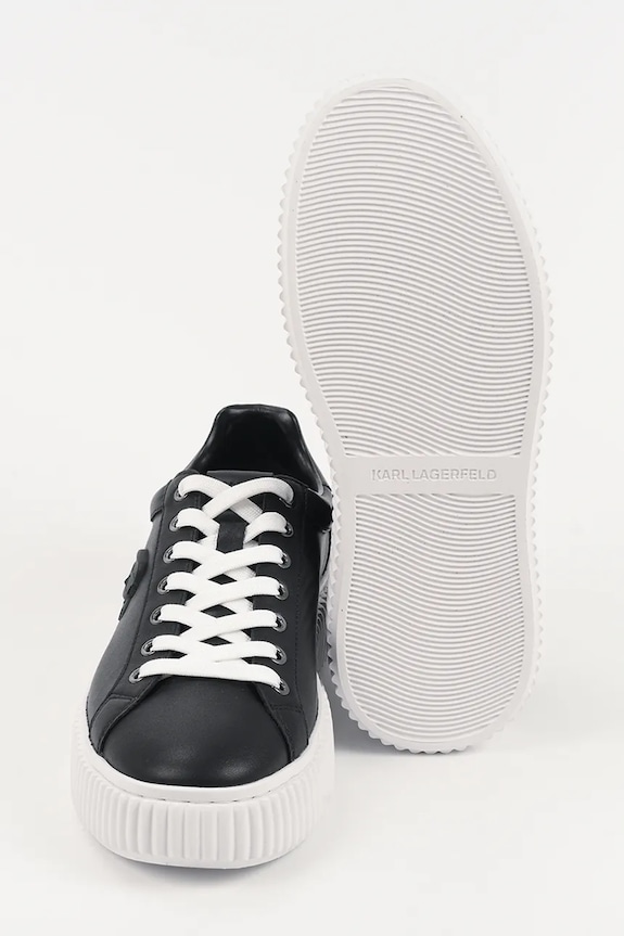 Δερμάτινα sneakers Karl Lagerfeld KAPRIKA NFT KL24270N.000 μαύρο
