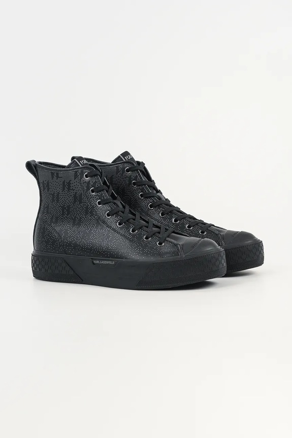 Karl Lagerfeld trampki skórzane KAMPUS MAX III KL50446G.007 czarny SS26