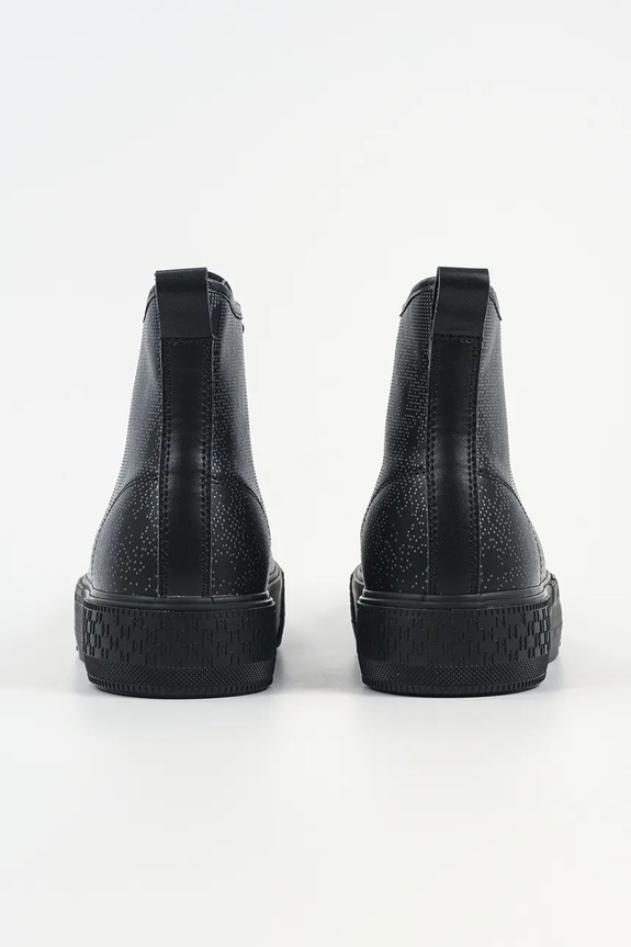 Obuwie Karl Lagerfeld trampki skórzane KAMPUS MAX III KL50446G.007 czarny