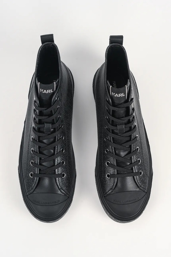 Karl Lagerfeld trampki skórzane KAMPUS MAX III czarny KL50446G.007