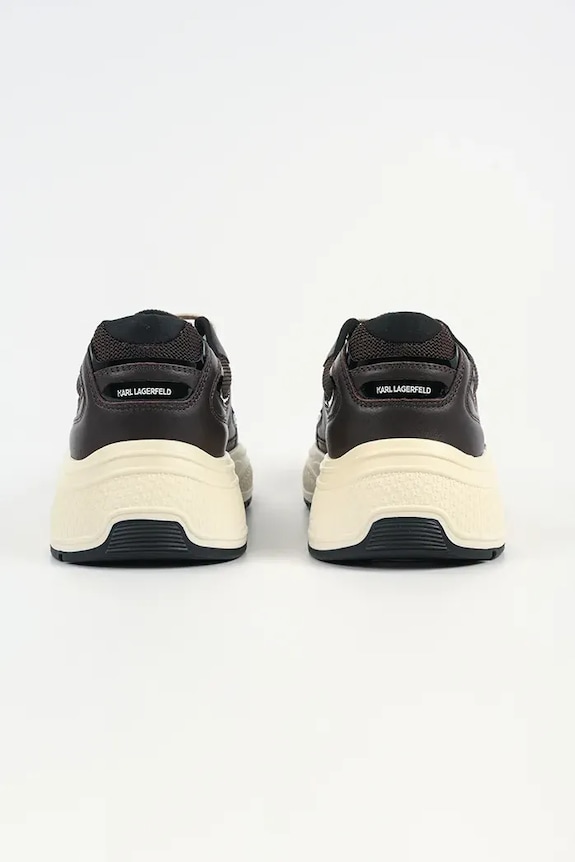 Încălțăminte Karl Lagerfeld sneakers vestă KL52715.444 maro