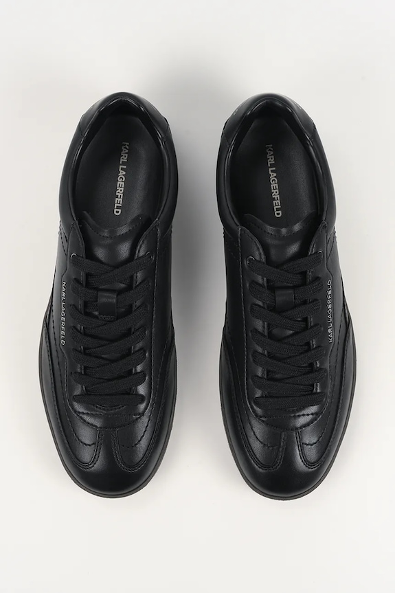 Karl Lagerfeld sneakers din piele KANDIDATE negru KL53820.00X