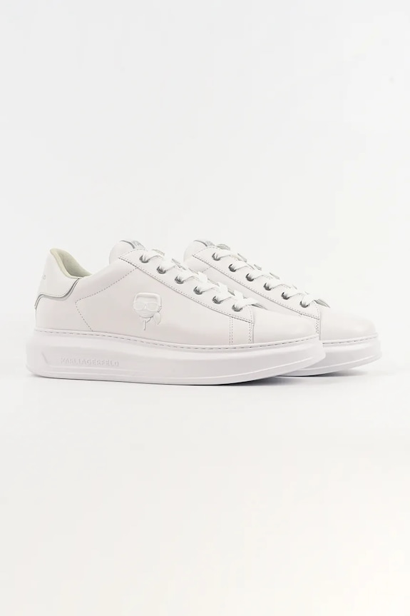 Karl Lagerfeld sneakersy skórzane KAPRI NFT KL52570N.01W biały SS26