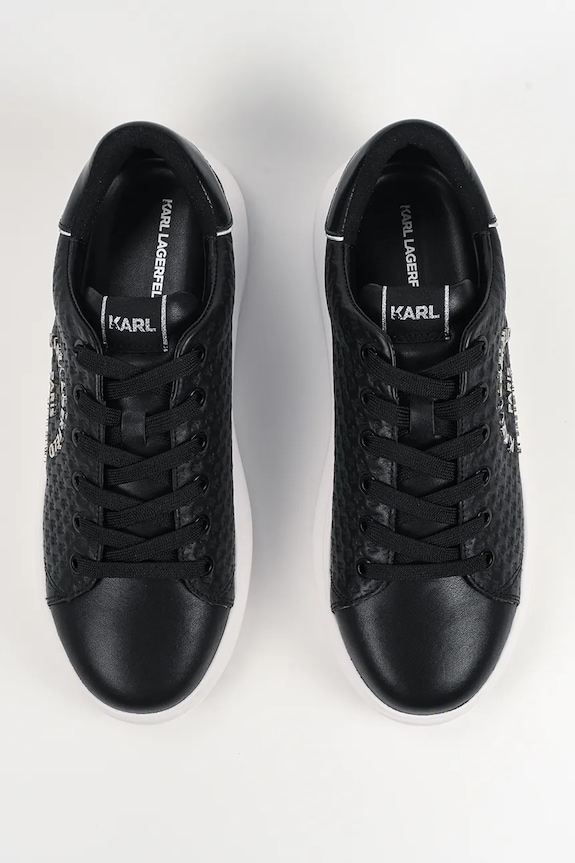 Karl Lagerfeld sneakers din piele KAPRI KL negru KL52536K.000