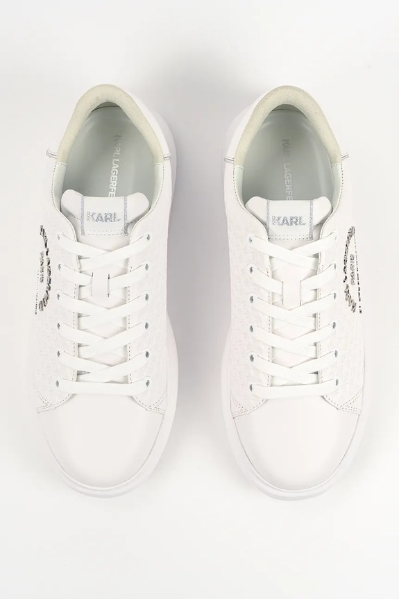 Karl Lagerfeld sneakersy skórzane KAPRI KL biały KL52536K.011