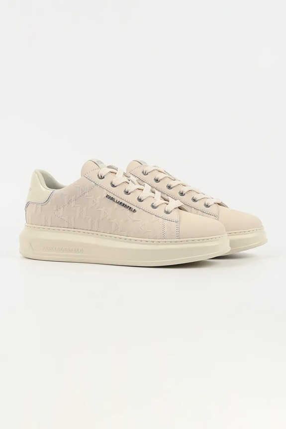 Nubukové tenisky Karl Lagerfeld KAPRI KL52547K.2T1 béžová SS26
