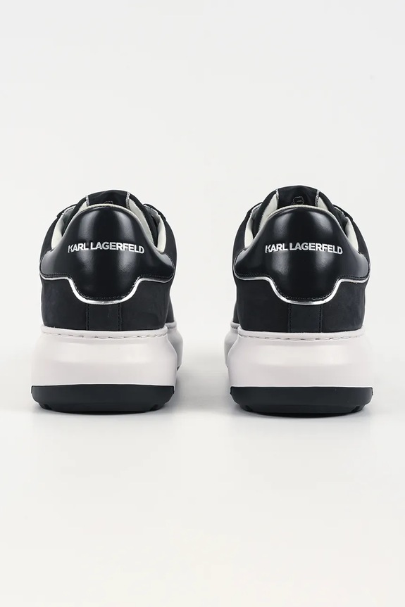 Obuwie Karl Lagerfeld sneakersy nubukowe KAPRI LUG RSG KL57522.2AA granatowy