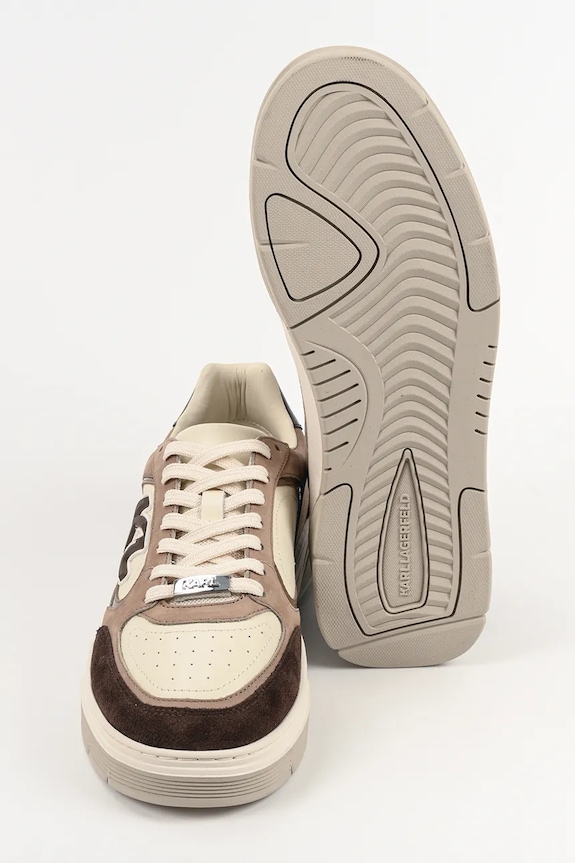 Usnjene superge Karl Lagerfeld KOURTNEY KL53026.3TN rjava