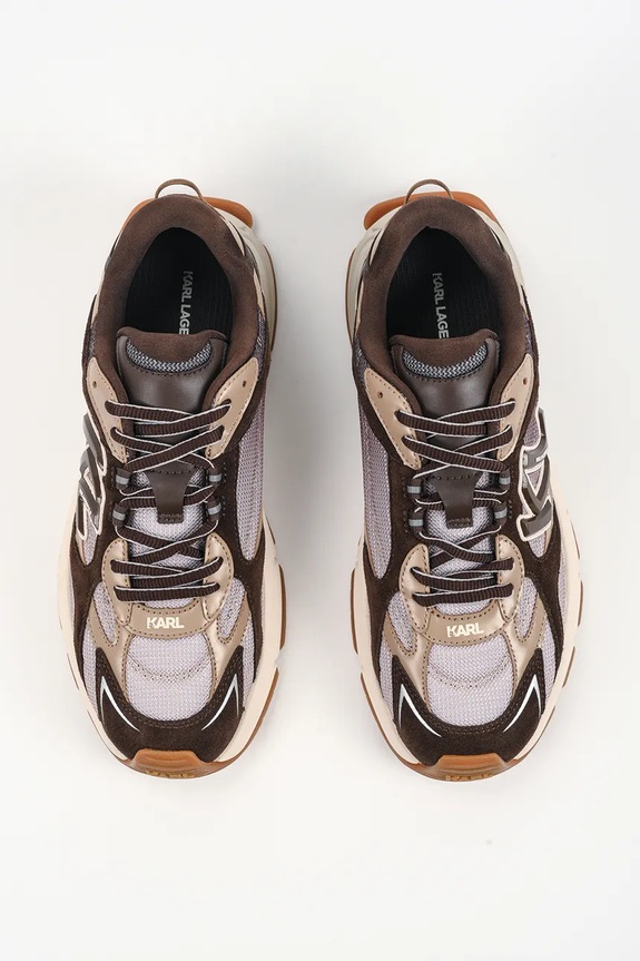 Karl Lagerfeld sneakersy ORION brązowy KL55521C.44T