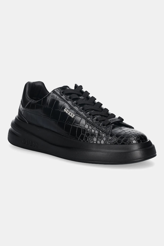 Guess sportcipő ELBA nappa bőr fekete FMPELA.ELE12.BLACK