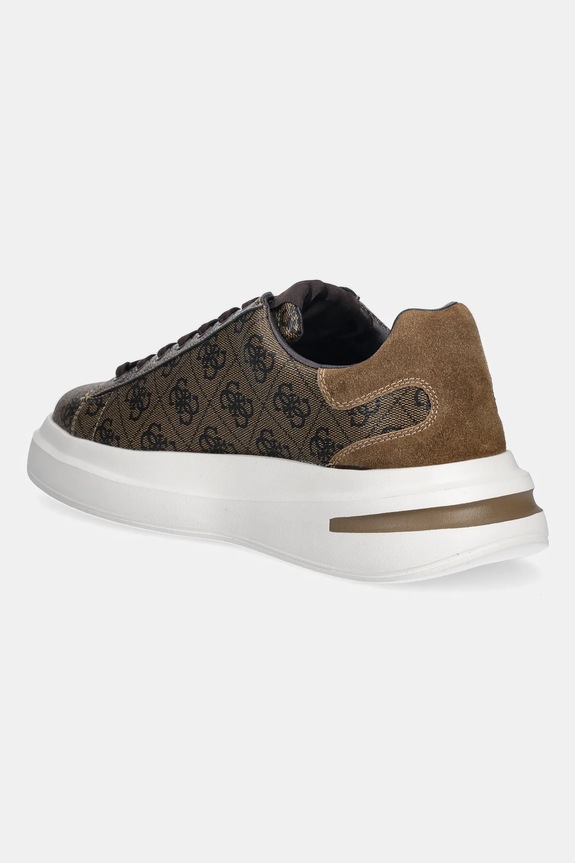 Cipők Guess sportcipő ELBA FMPELA.FAL12.BROWN barna