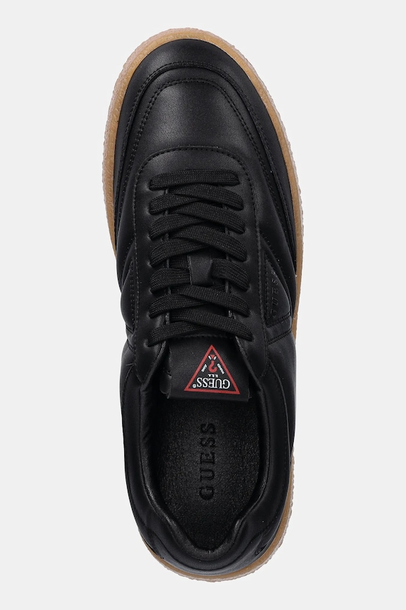 Guess bőr sportcipő WIMOH fekete FMPWIM.LEA12.BLACK