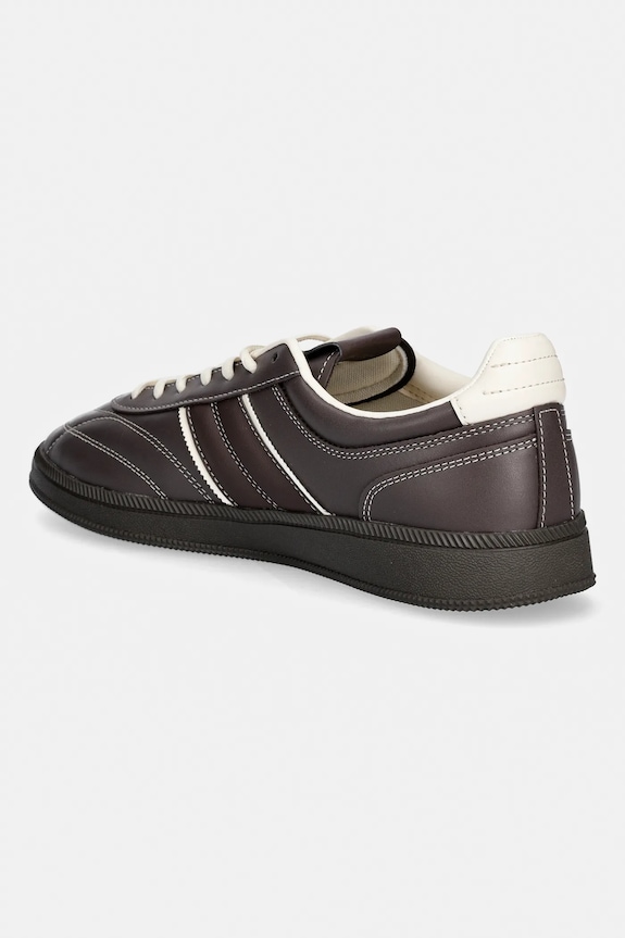 Obuwie Tommy Jeans sneakersy skórzane THE GREENWICH EDGE STITCHING EM0EM01708 brązowy