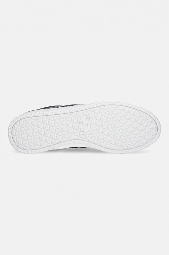 Tommy Jeans sneakersy skórzane THE GREENWICH EDGE STITCHING EM0EM01708 czarny