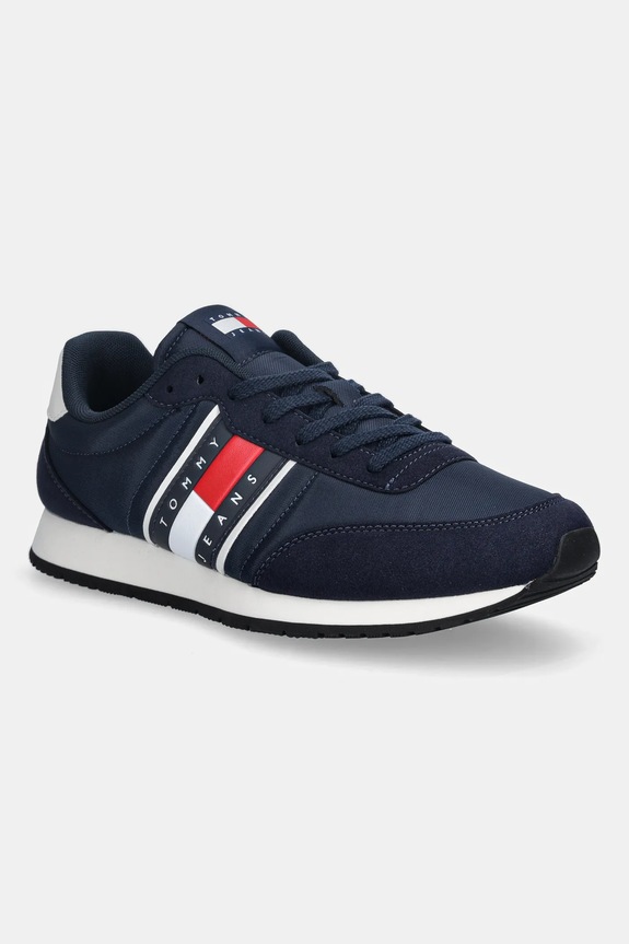 Tommy Jeans TJM CLASSIC RUNNER σνίκερς ανδρικά σκούρο μπλε EM0EM01709